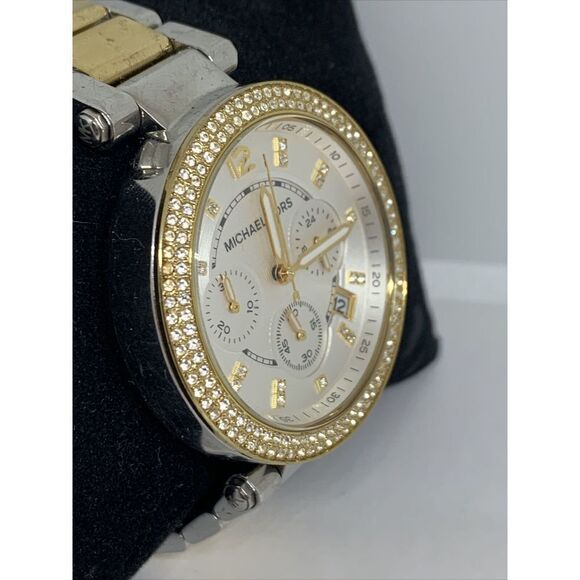 Michael Kors Parker Mk5026 Women\'s Stainless Steel Analog Dial Quartz Watch Pb24 main image 5